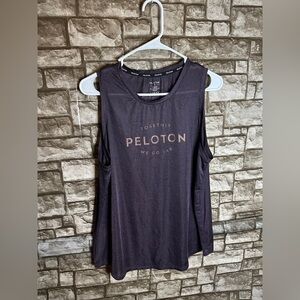 Peloton Women’s Plum Sheer Flowy Tank Top Size XL
